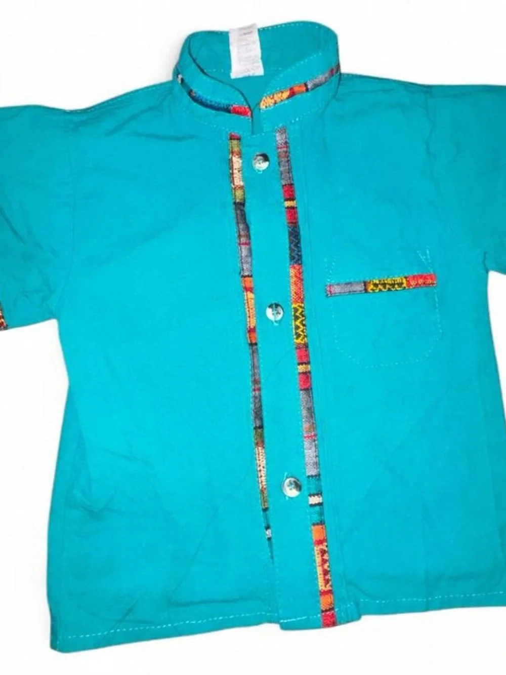Embroidered Shirts with Bright Floral Accents